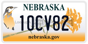 10CV82  license plate in NE