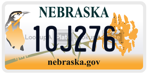 10J276  license plate in NE