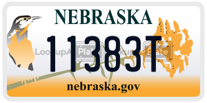 11383T  license plate in NE