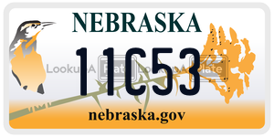 11C53  license plate in NE