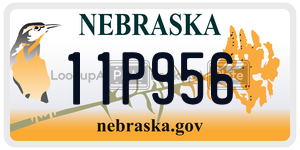 11P956  license plate in NE