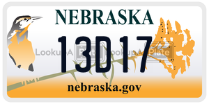 13D17  license plate in NE