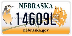 14609L  license plate in NE