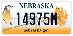 14975M  license plate in NE