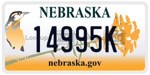 14995K  license plate in NE