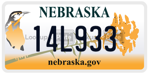 14L933  license plate in NE