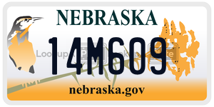 14M609  license plate in NE