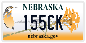155CK  license plate in NE
