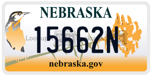 15662N  license plate in NE