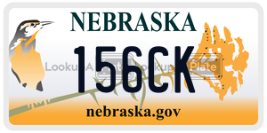 156CK  license plate in NE