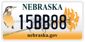 15BB88  license plate in NE