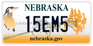15EM5  license plate in NE