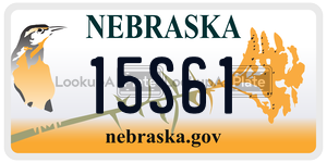 15S61  license plate in NE