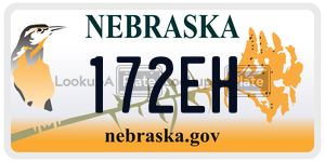 172EH  license plate in NE