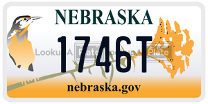 1746T  license plate in NE