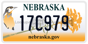 17C979  license plate in NE