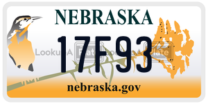 17F93  license plate in NE