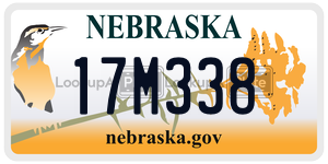 17M338  license plate in NE
