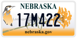 17M422  license plate in NE
