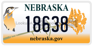18638  license plate in NE