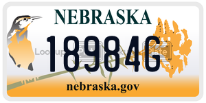 18984G  license plate in NE