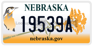 19539A  license plate in NE