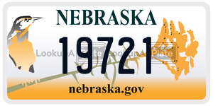 19721  license plate in NE