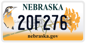 20F276  license plate in NE