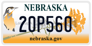 20P560  license plate in NE