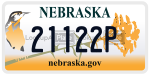 21122P  license plate in NE