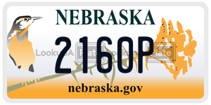 2160P  license plate in NE