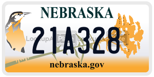 21A328  license plate in NE