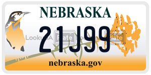 21J99  license plate in NE
