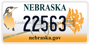 22563  license plate in NE