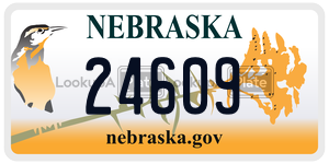 24609  license plate in NE