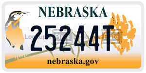 25244T  license plate in NE