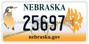 25697  license plate in NE