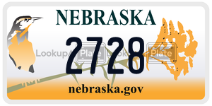 2728  license plate in NE
