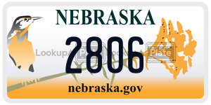 2806  license plate in NE