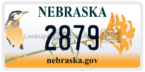 2879  license plate in NE