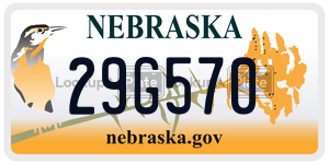 29G570  license plate in NE