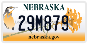 29M879  license plate in NE