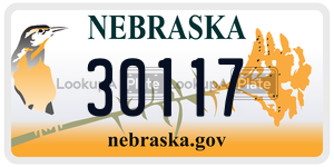 30117 license plate in Nebraska