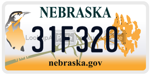 31F320  license plate in NE