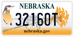 32160T  license plate in NE