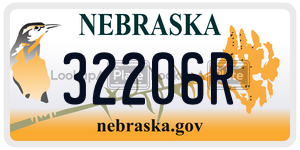 32206R  license plate in NE