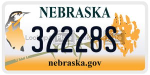 32228S  license plate in NE