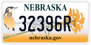 32396R  license plate in NE