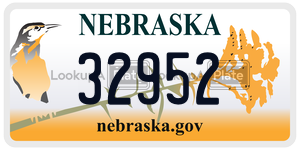 32952  license plate in NE