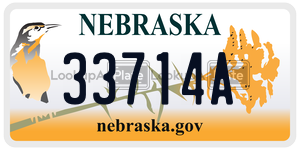33714A  license plate in NE